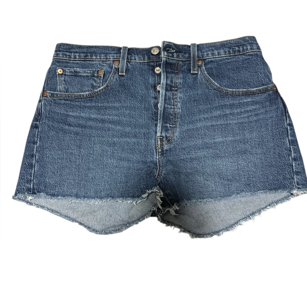 Levi’s 501 Blue Jean Shorts Classic Cut-Off Style